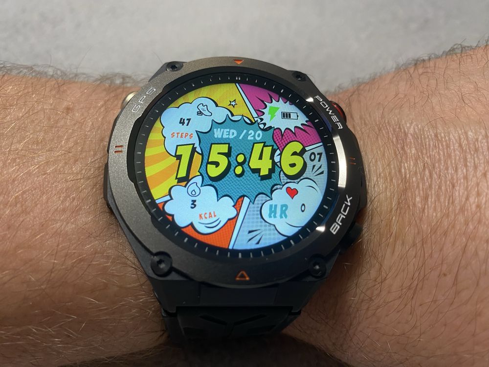 Smartwatch 412*412 Colmi v75 gps ios android bateria 650 mAh
