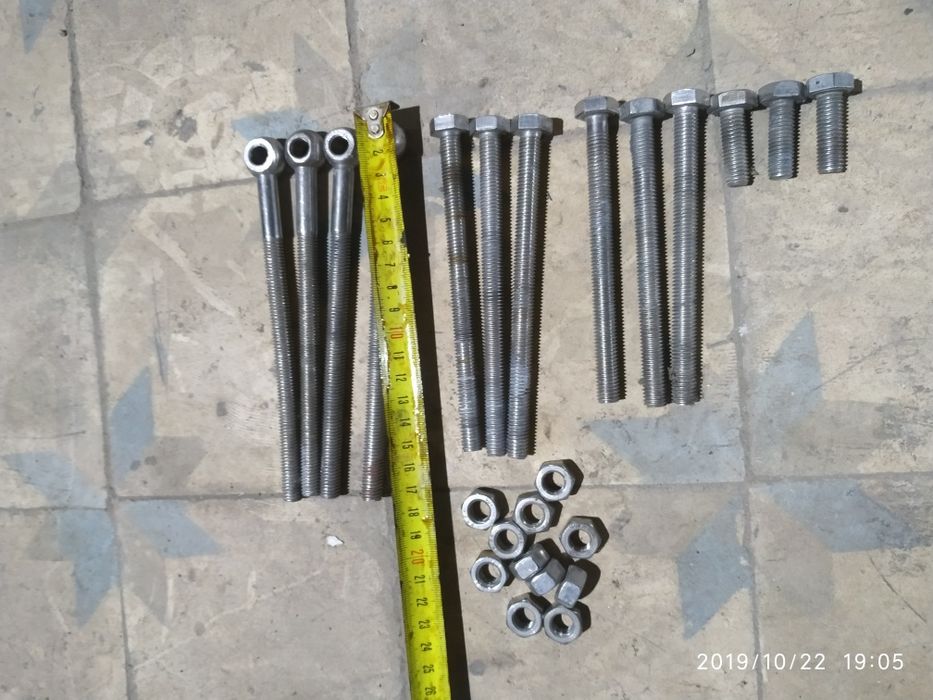 Болты нержавейка м10 с шестигранной головкой