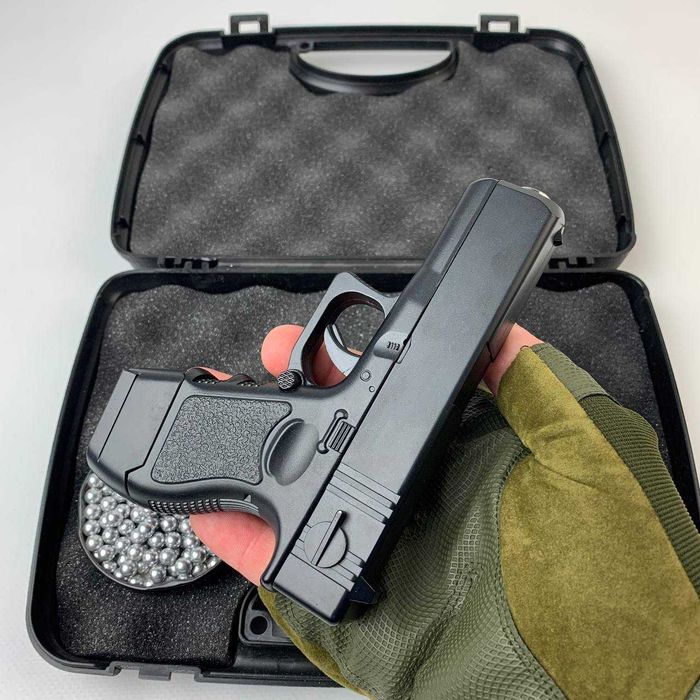 Металевий Іграшковий пістолет Глок Glock 17 mini залізний дитячий 6мм