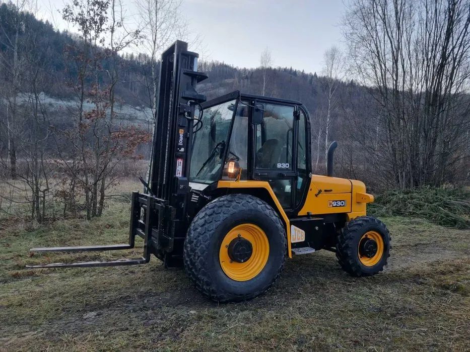 JCB 930-4 Wózek Widłowy 4X4 TERENOWYJAK NOWY! 2015r z Norwegii Hydrauliczny POSUW 2400mtg  Zero luzów i wycieków 4 biegi +REWERS Mocny Zero zniszczeń Okazja!!