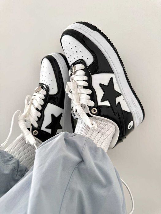 Кросівки A Bathing Ape Bape Sta M2 Black/White premium