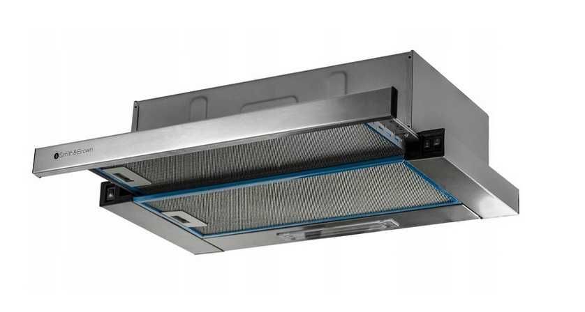 Okap podszafkowy srebrny 60 cm Smith&Brown  ZESTAW G-425