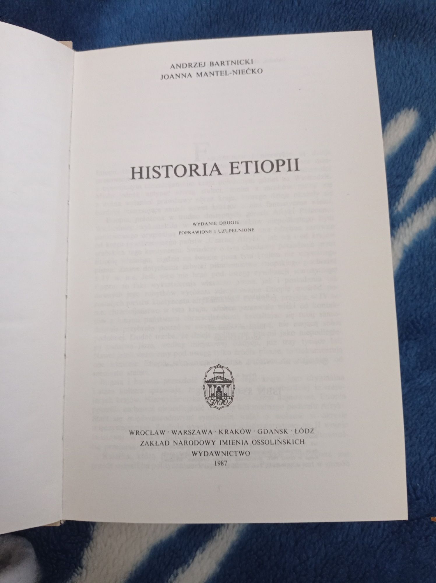 Historia Etopii A.Bartnicki. J.Mantel-Niećko