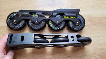 Szyny Rollerblade Twister 4x80mm 243mm z hamulcem