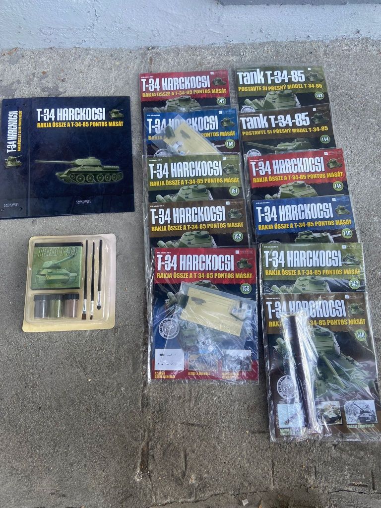 T 34 kompletny model czołgu Eaglomoss do złożenia 153 numery Wysyłka