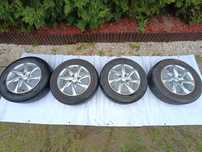 Komplet Oryginalnych Alufelg Peugeot 15 + opony Nokian WR D4 195/65