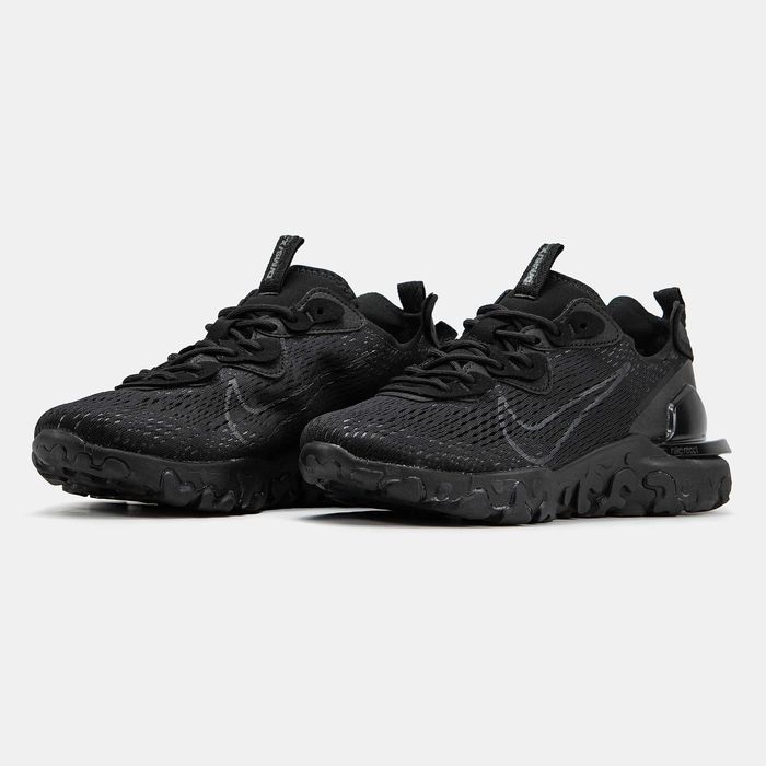 Мужские кроссовки Nike React Vision Black. Размеры 40-45