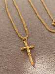 Fio de Ouro com Crucifixo 19.2K