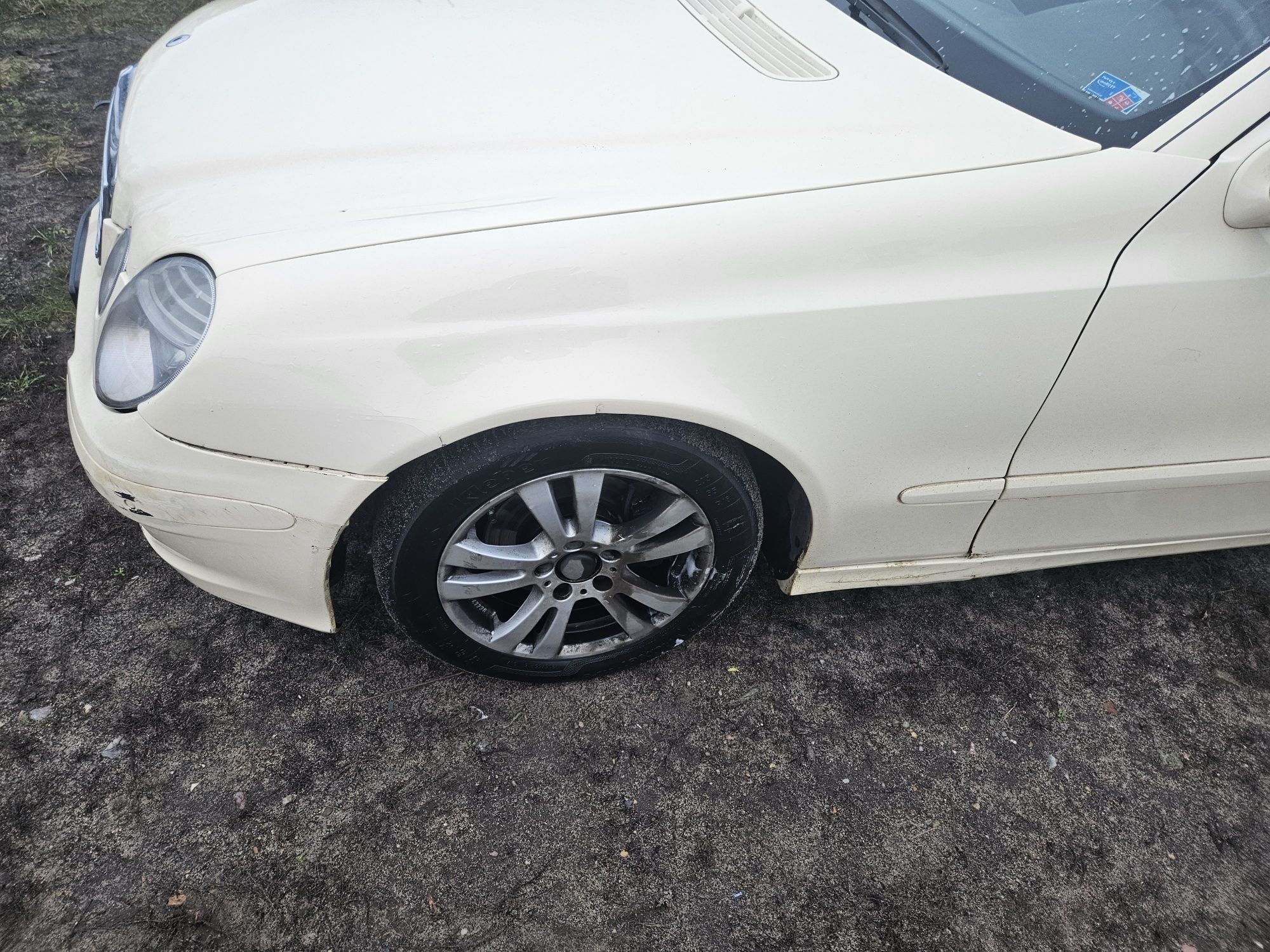 Mercedes w211 lift zderzak maska lampa xenon blotnik drzwi klapa 2.2 d