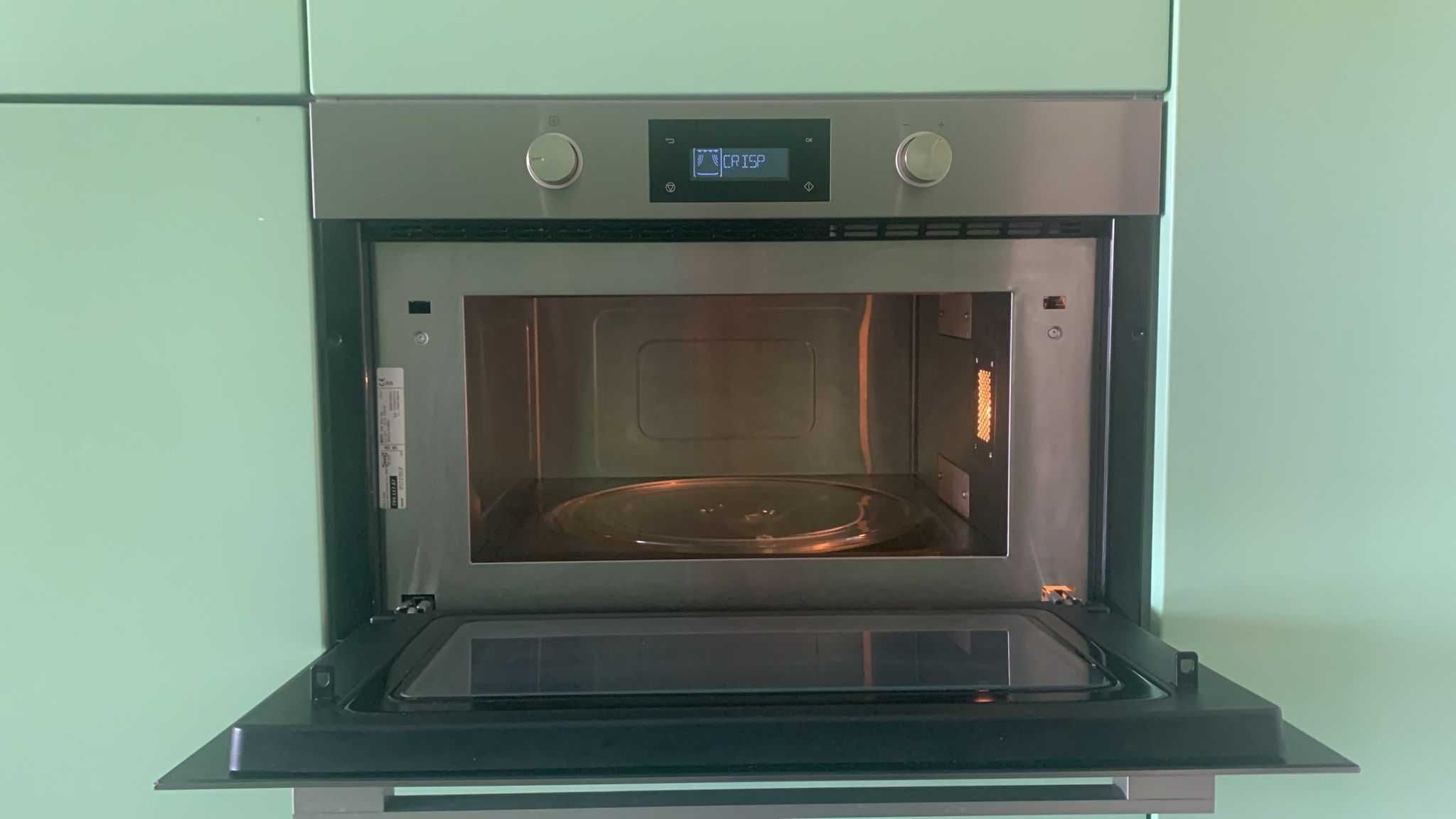 Forno Micro-ondas IKEA 500+ ANRÄTTA em Aço Inoxidável - Ótimo Estado!