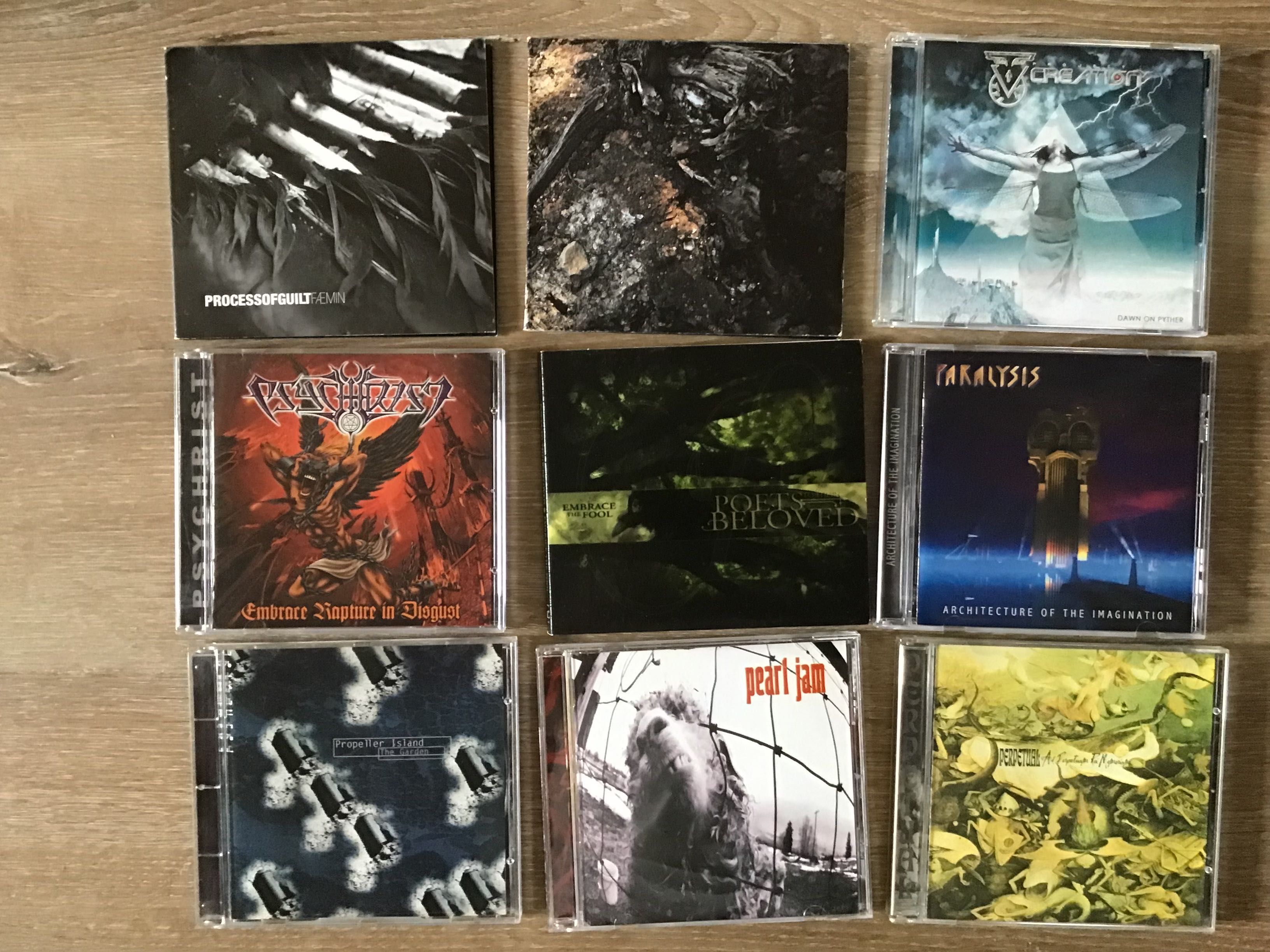 CDs rock, pop,metal baratos.    O+P