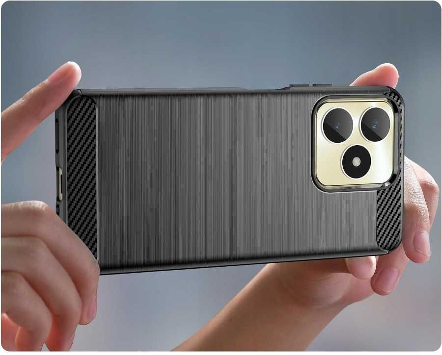Etui Nakładka Carbon do Realme Note 50 + Szkło Hartowane