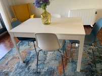 Mesa extensivel ikea 80x120cm branca