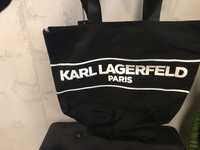 Karl Lagerfeld torba na zakupy duza L piekna i wyjatkowa