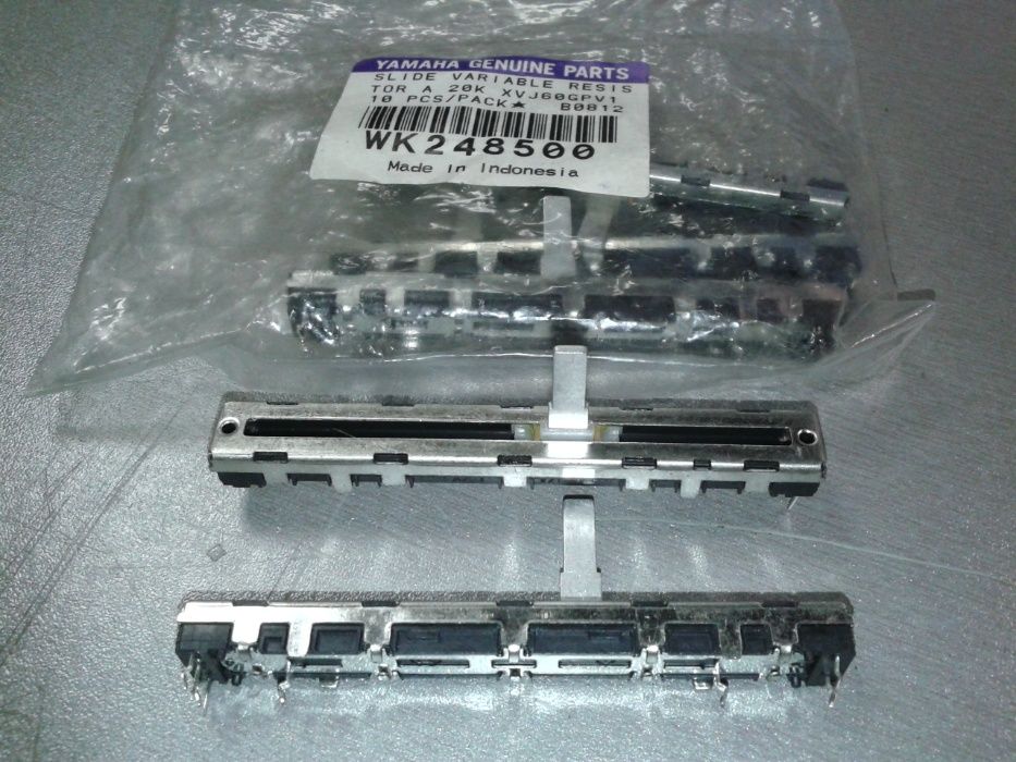 Фейдера (FADER) для синтезаторов и микшерных пультов