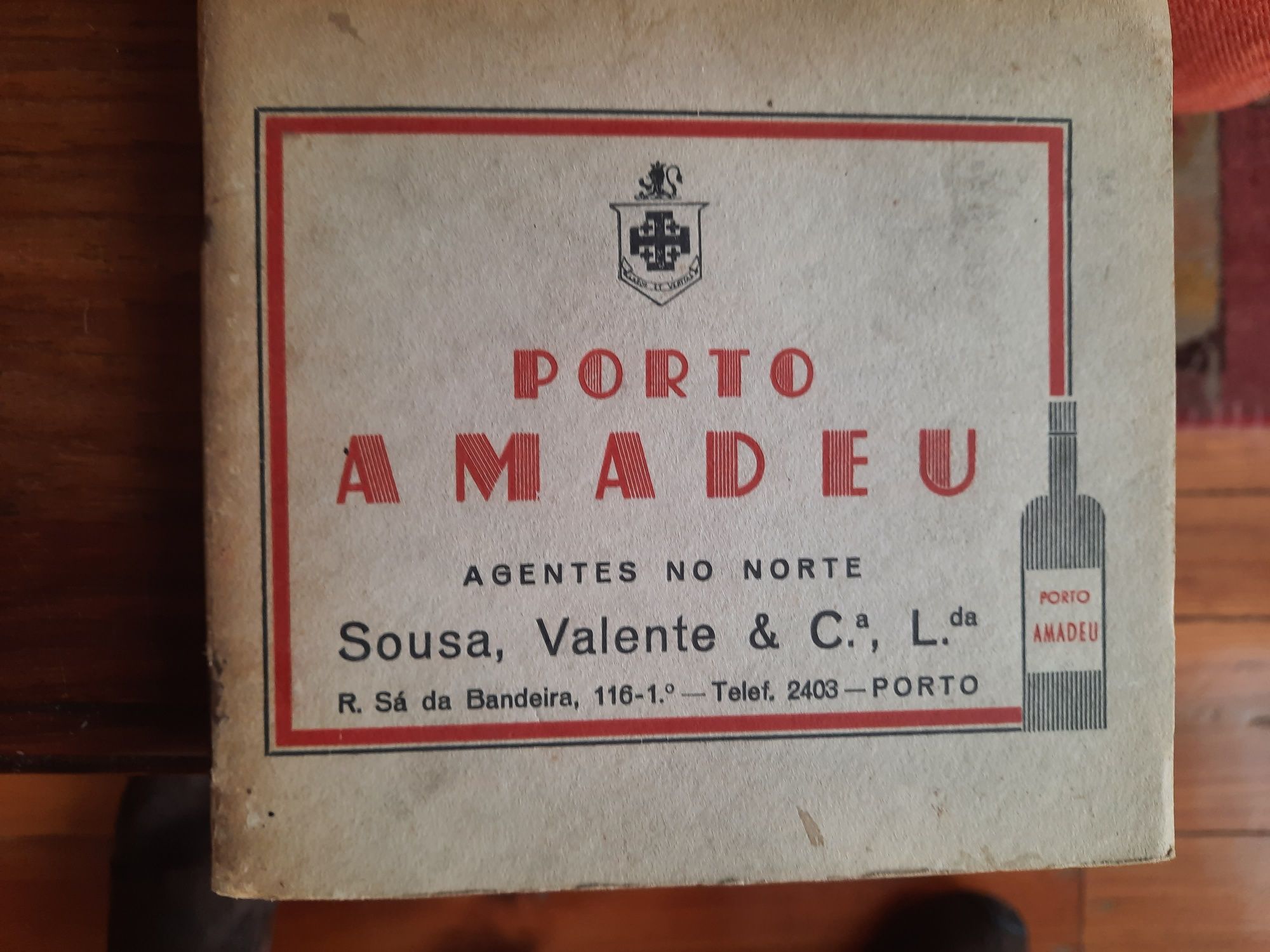 Catalogo de rotulos com mais de 100 anos da Porto Amadeu