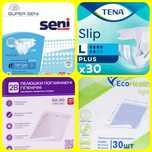 Памперсы L пеленки 60×90 пелюшки підгузки Tena Seni