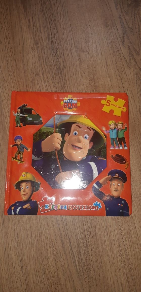 Książka puzzle strażak sam