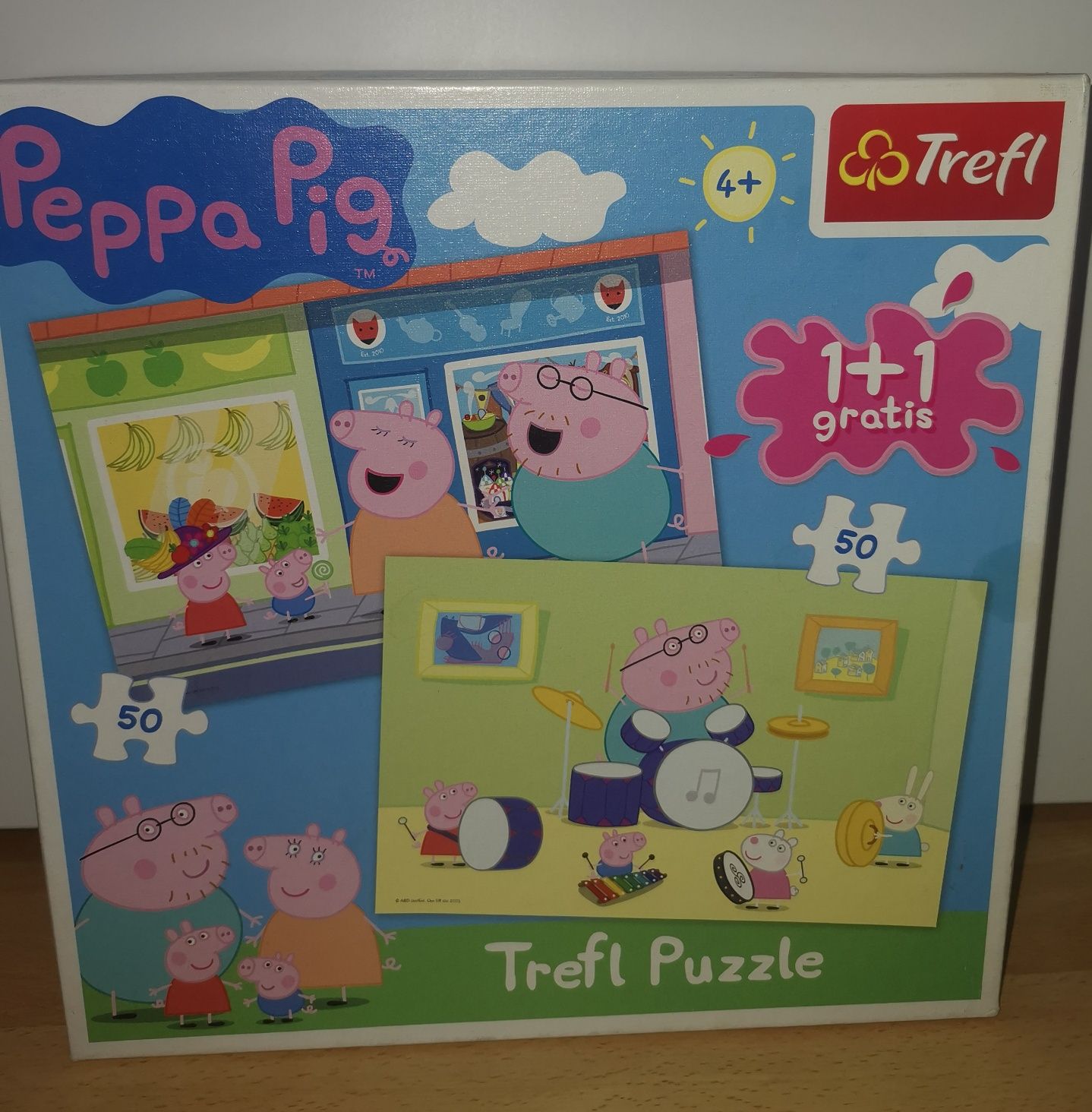 Puzzle Świnka Peppa 4+