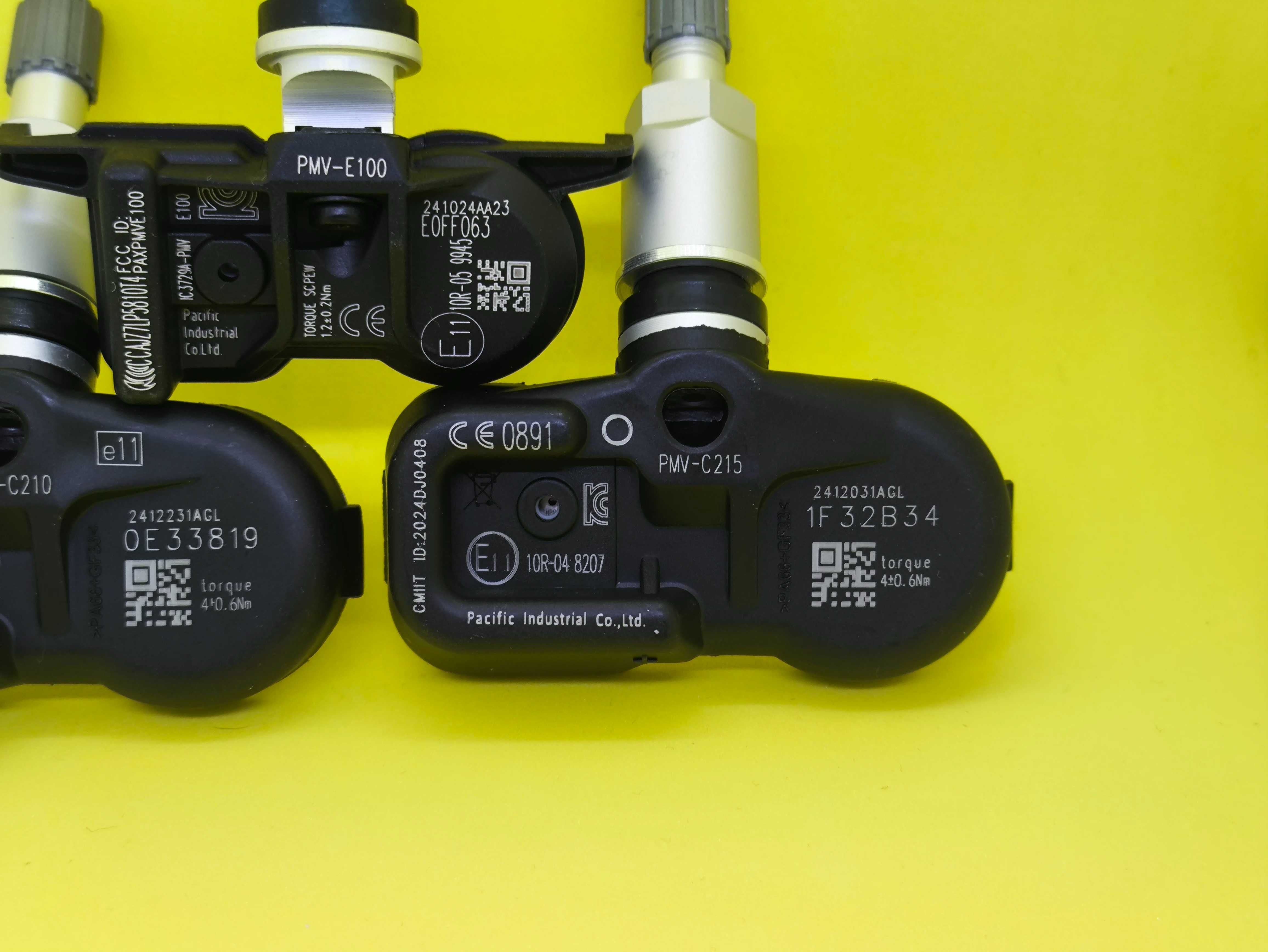 Czujniki TPMS Toyota PMV C210 C215 E100 NOWE KOMPLET