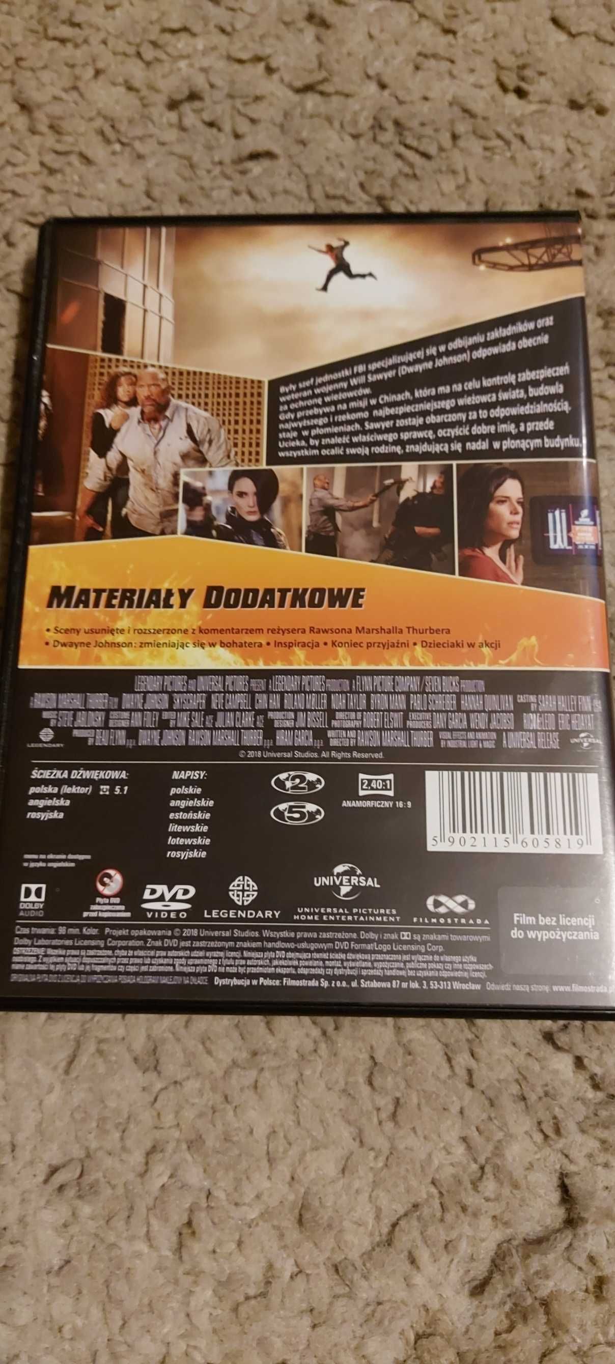 Drapacz chmur film na dvd z polski lektorem stan bardzo dobry