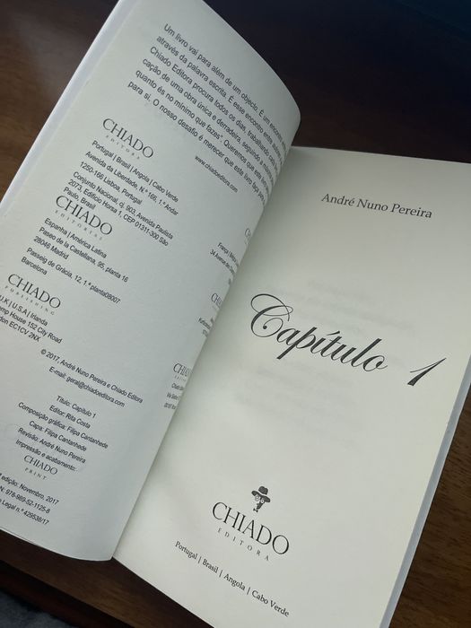Livro “Capítulo 1”
