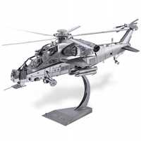 Puzzle Metalowe Model 3d - Helikopter Wuzhi-10