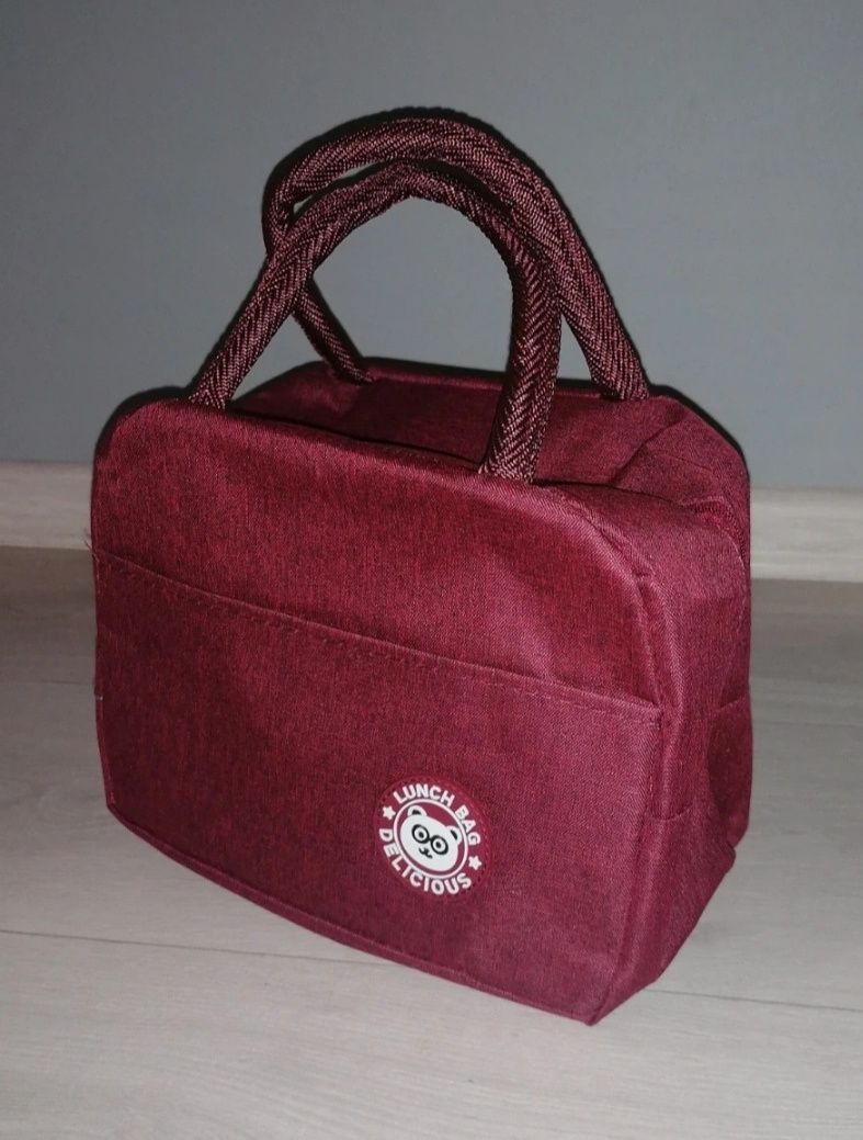 Torba lunch bag, na przekąski, jedzenie, śniadanie, obiad,  do pracy