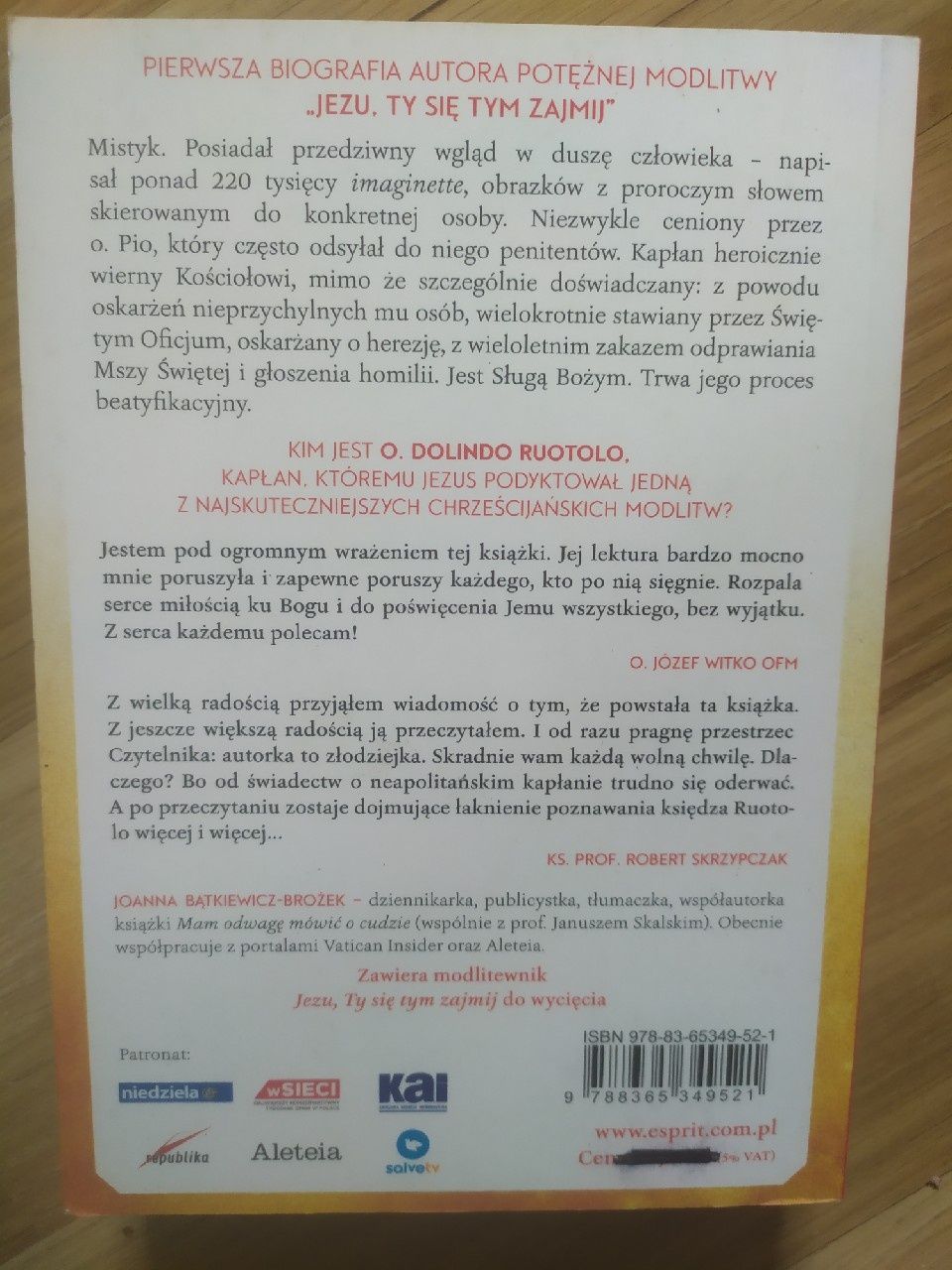 Jezu, Ty się tym zajmij! o. Domino Ruotolo. Bątkiewicz-Brożek Joanna