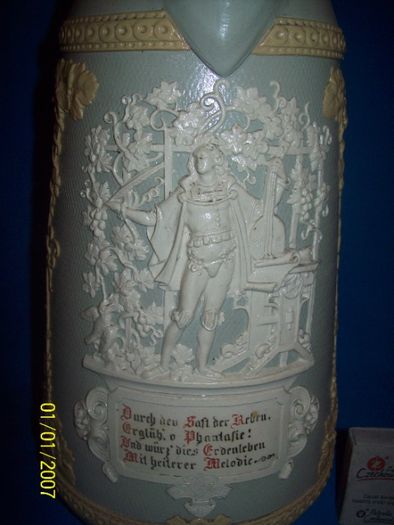 Wyjątkowy Kufel Dzban--METTLACH--ok,1900r H-35