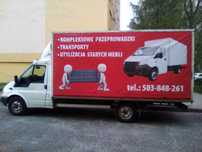 Przeprowadzki , tanie transporty , przewóz rzeczy