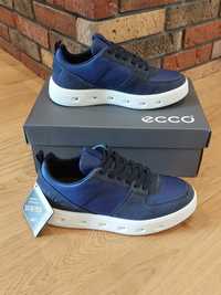 Nowe buty Ecco 37 granatowe sneakersy trampki skóra tenisówki goretex