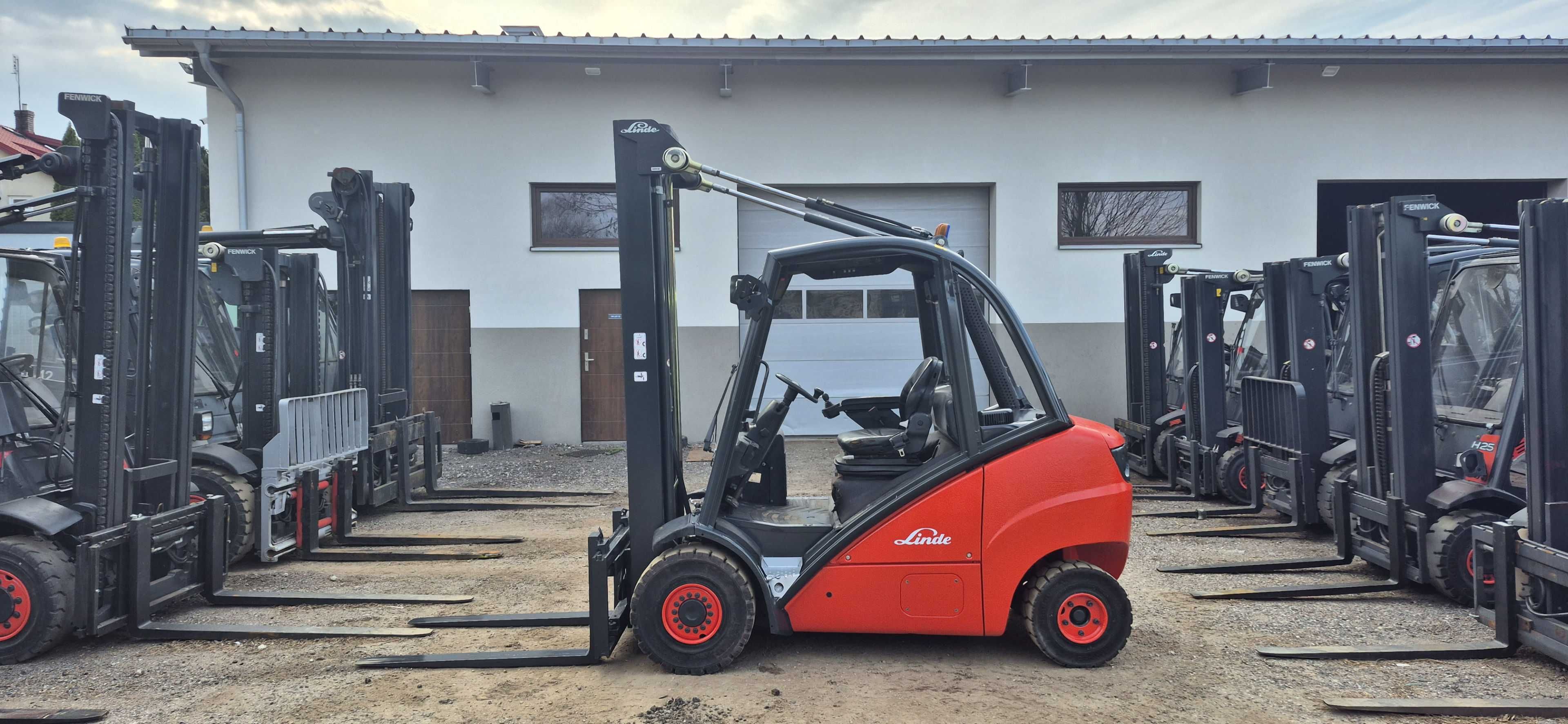 Wózek Widłowy Linde H30D. Diesel. Triplex 6.40m. 4 sekcje. Stan BDB
