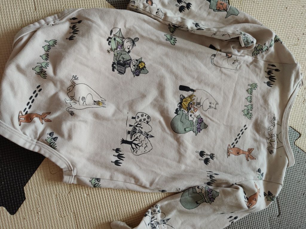 Body z długim rękawem Muminki Moomin Lindex 86/92
