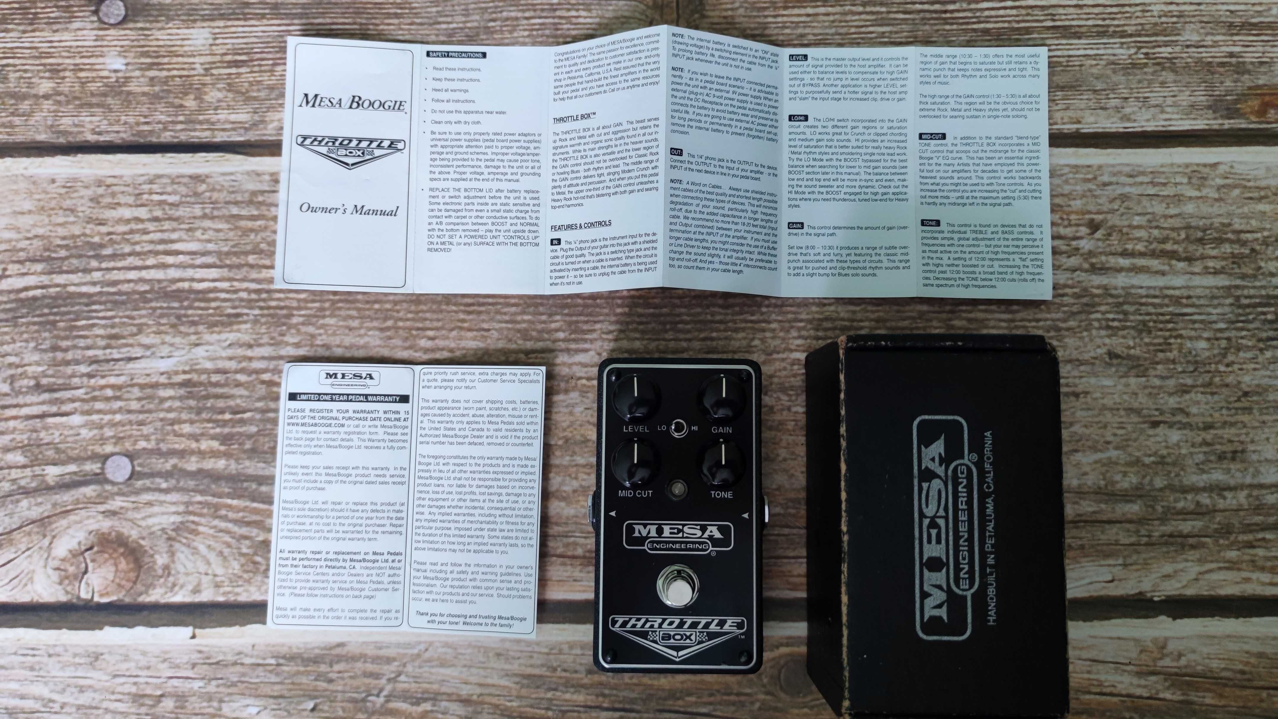 Mesa Boogie Throttle Box - przester overdrive distortion