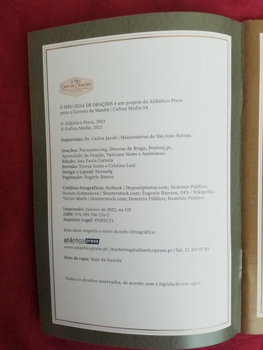 O meu guia de orações do Correio da Manhã, novo