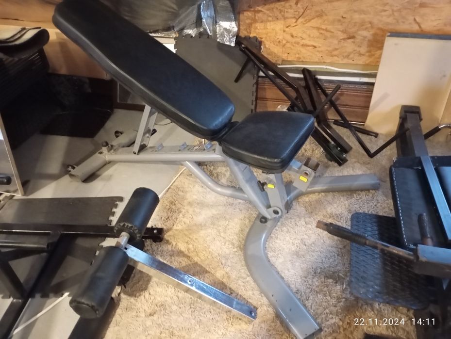 Ławka regulowana ujemna Bauer fitness