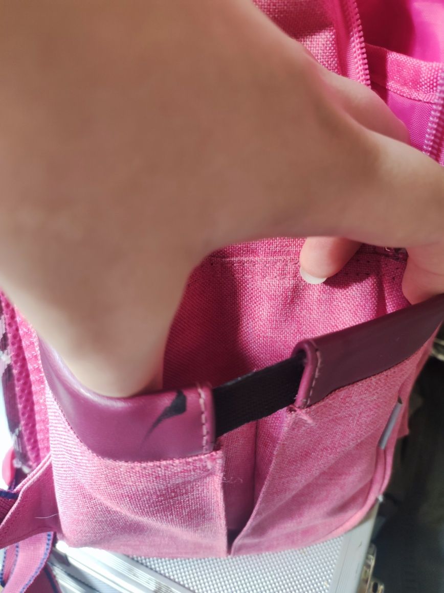 Рюкзак шкільний дитячий рожевий великий