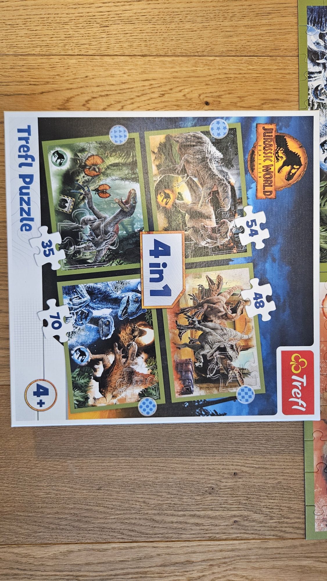 Puzzle Trefl 4w1 4+ Jurassic World