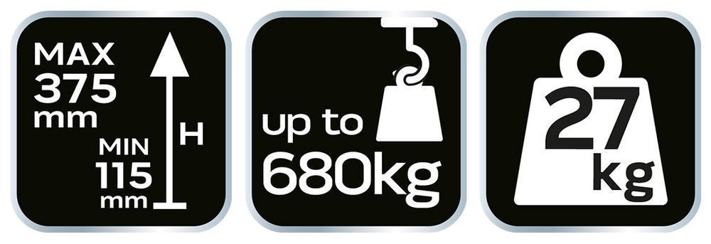 Mobilny Podnośnik Hydrauliczny Do Quadów I Motocykli. Udźwig 680 Kg