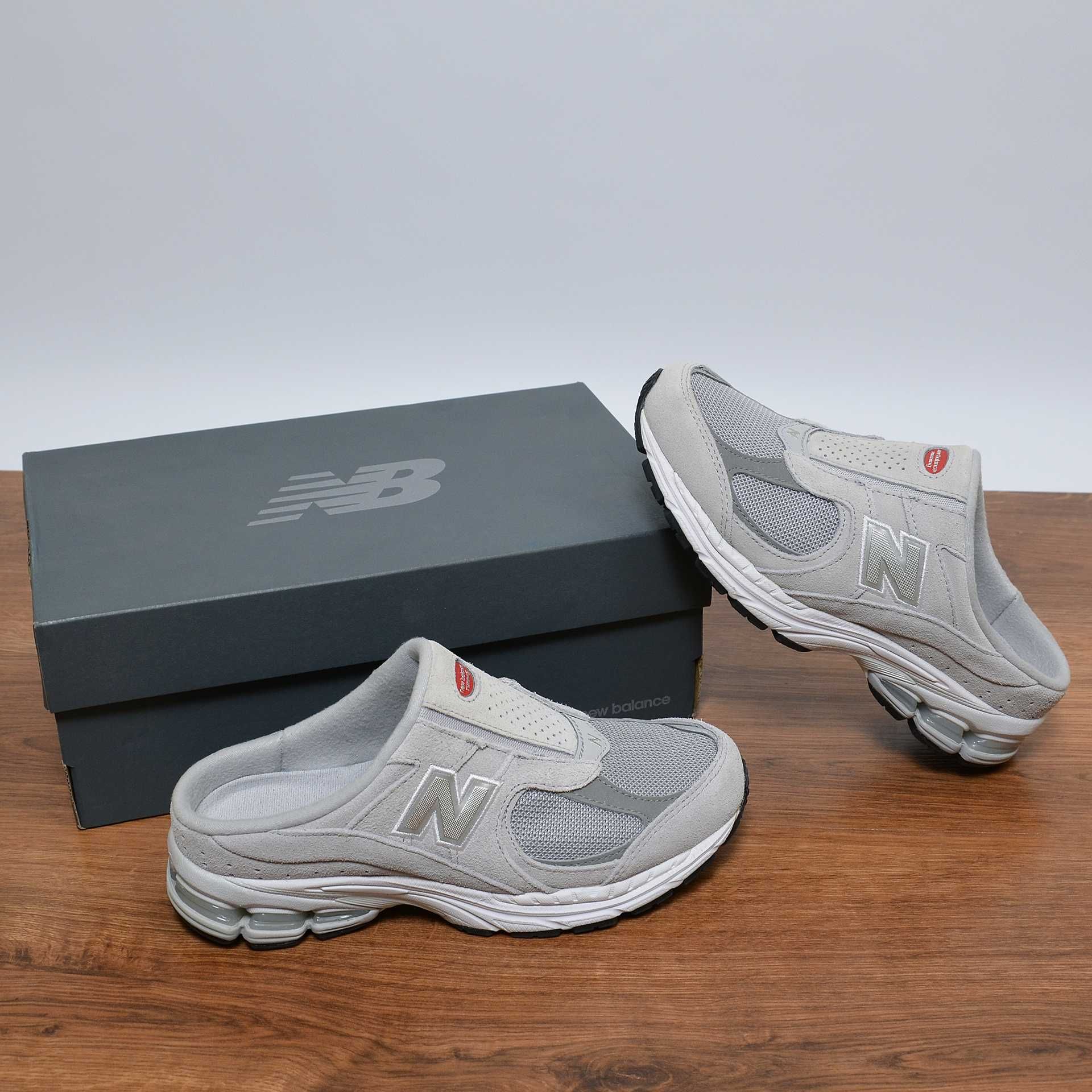 New Balance 2002R Mules стильные кроссовки мюли 37.5 / 23.5см