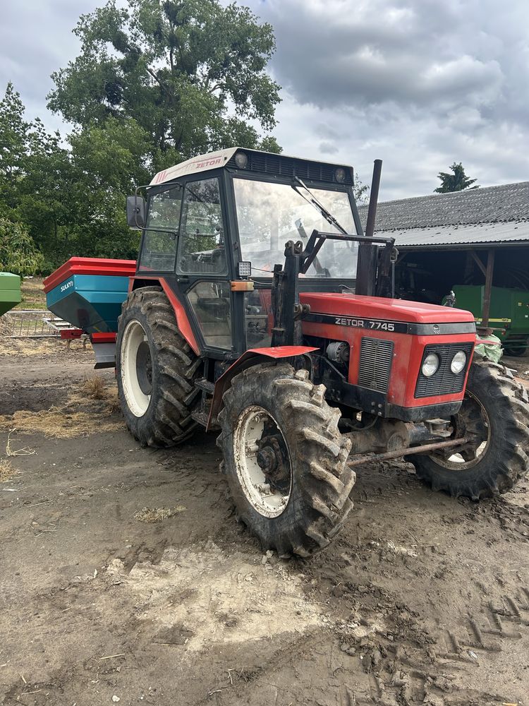 Zetor 7745 z turem ładowacz czolowy stoll