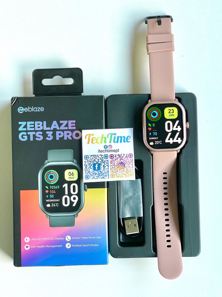 [NOVO] Smartwatch Zeblaze GTS 3 Pro (Rosa)