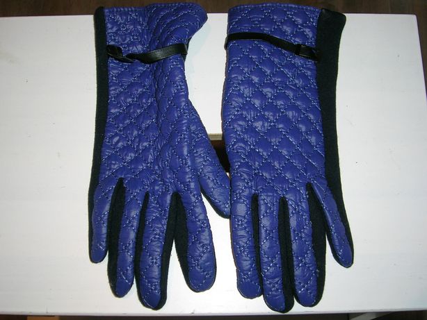Rękawiczki pikowane Prius Lux kolor indygo