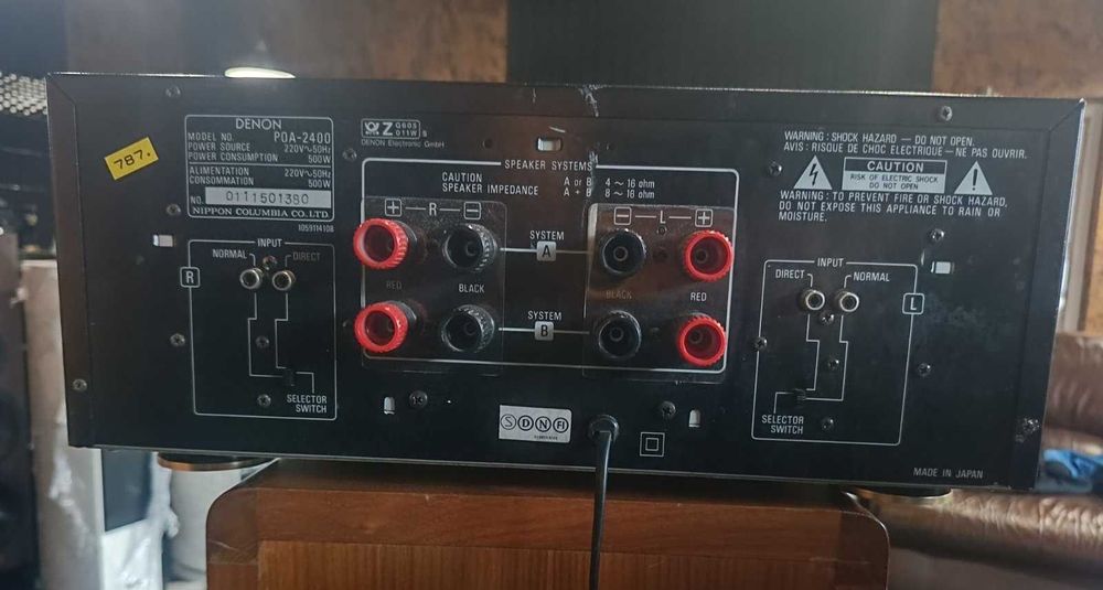 Denon POA-2400 потуга болід! 2х500 ватт