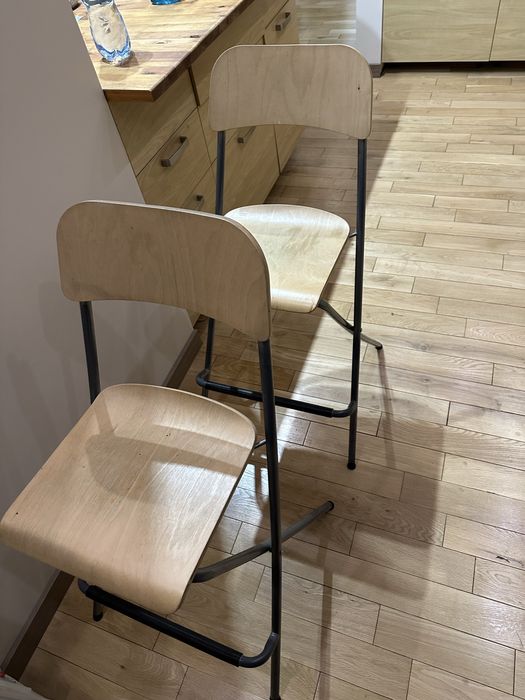Hokery, krzesla kuchenne komplet dwóch