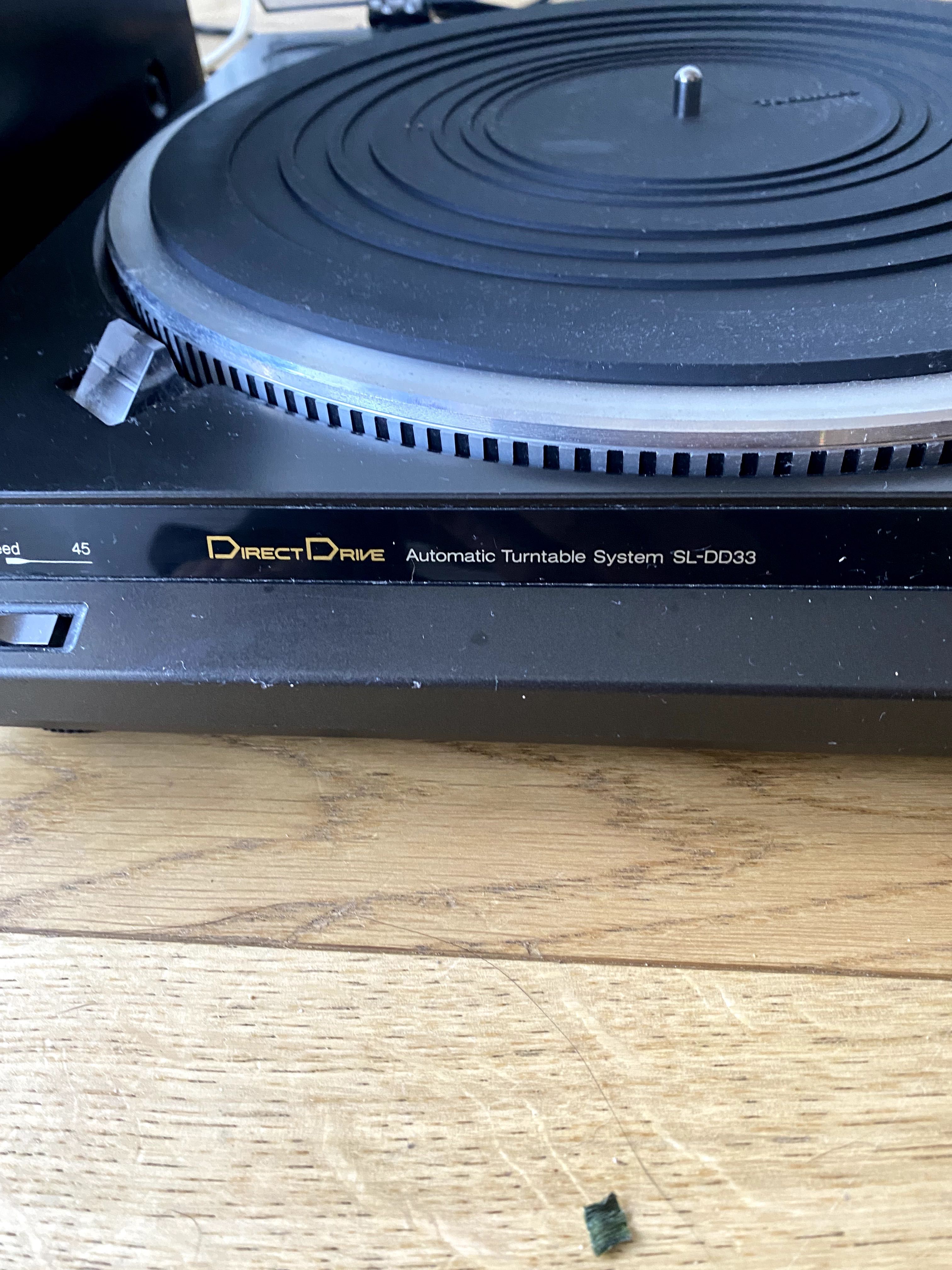 Zestaw - gramofon + wzmacniacz + 2 głośniki + odtwarzacz CD
