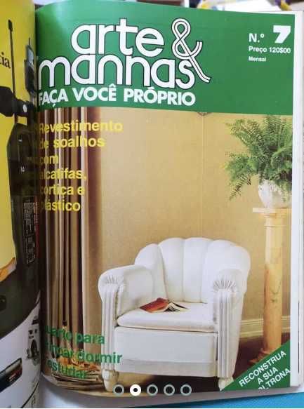 BRICOLAGE_11 números da revista Arte&Manhas, encadernados em 1 volume
