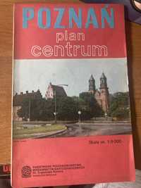 Plan miasta Poznań PRL 1989 rok