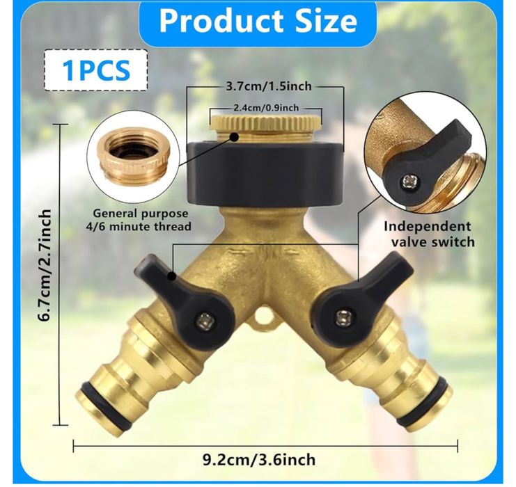 Benaton Rozdzielacz węża ogrodowego typ: Y
